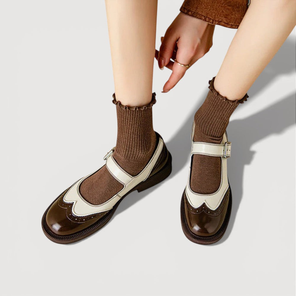 Florence | Babies Mary Janes — Marron