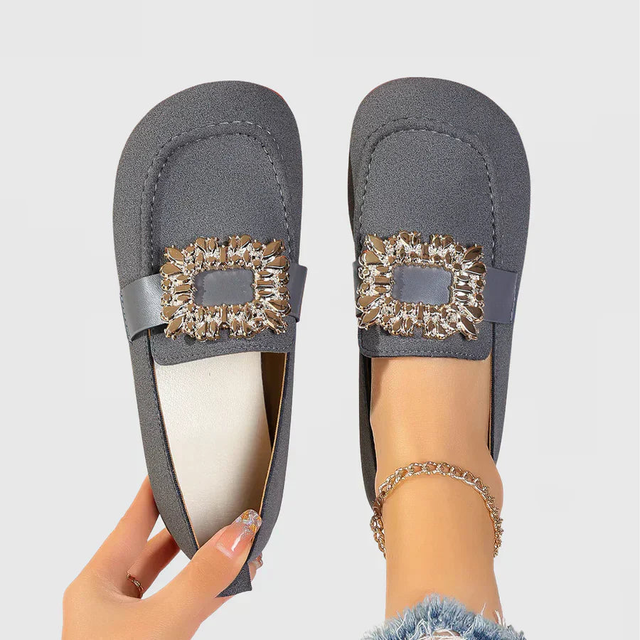Cataline | Mocassins Confort — Gris