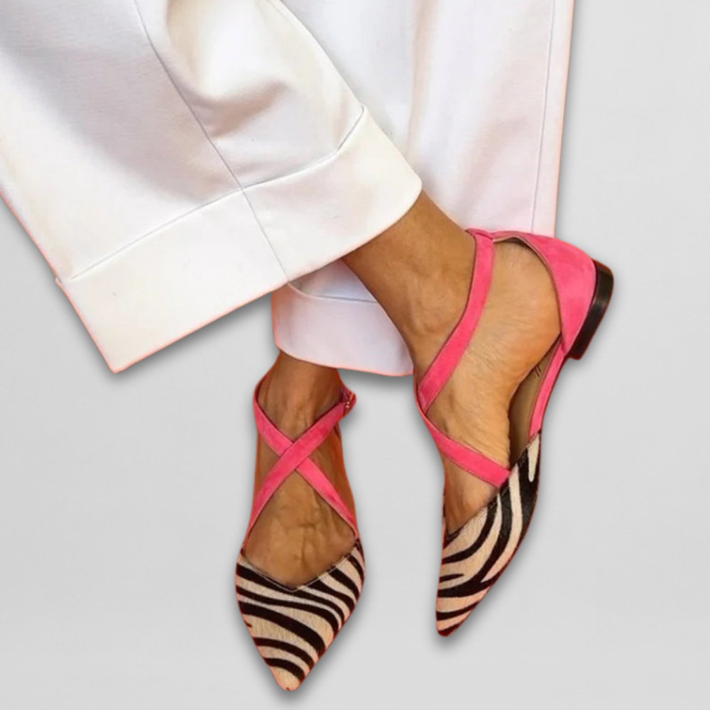 Fanny | Ballerines à Brides — Blanc