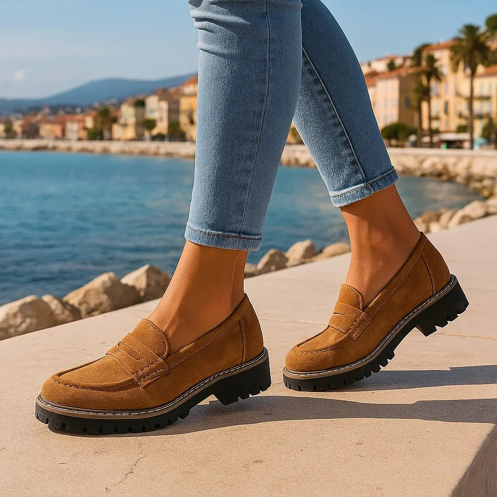 Fontainebleau | Mocassins Intemporels en Daim