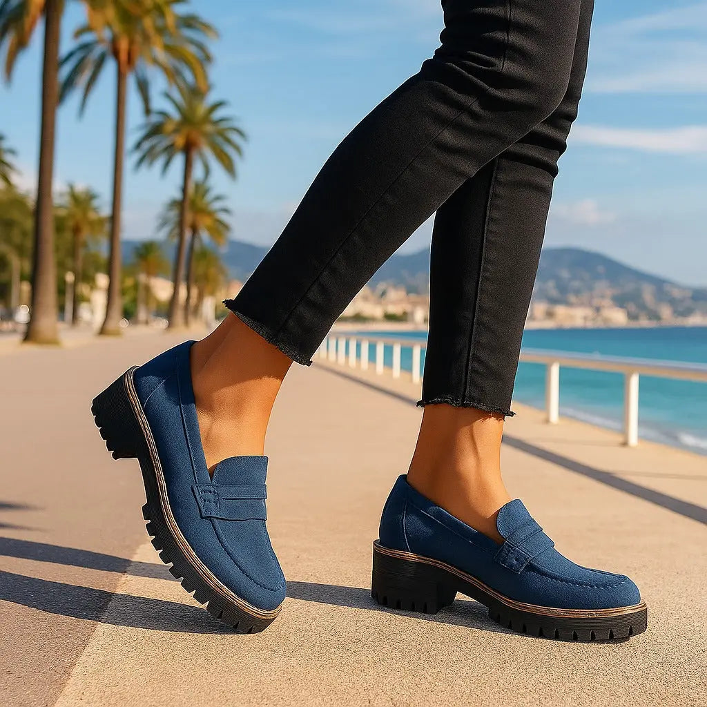 Fontainebleau | Mocassins Intemporels en Daim