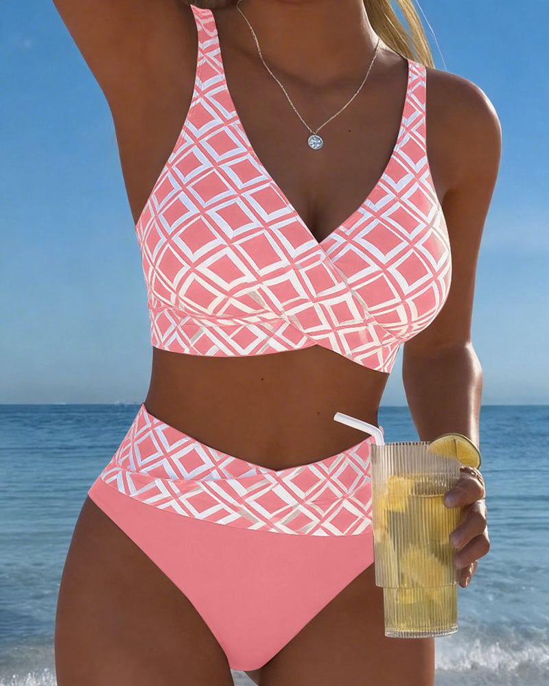 Béatrice | Bikini Motif Losange