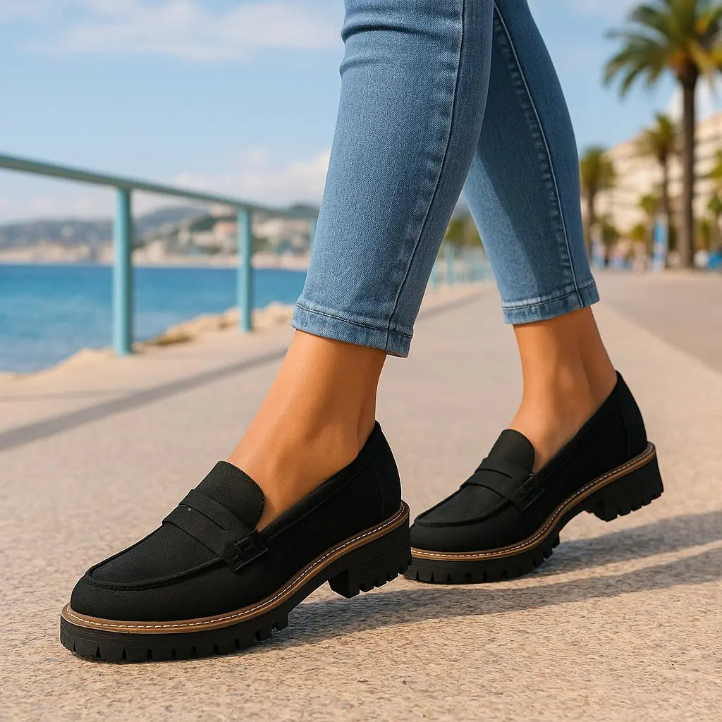 Fontainebleau | Mocassins Intemporels en Daim
