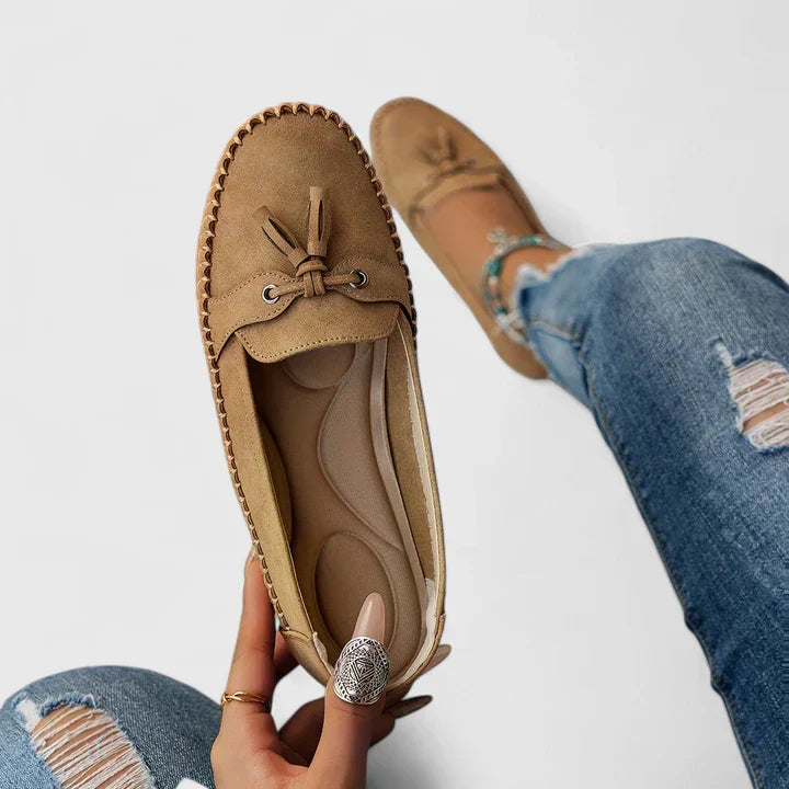 Emma | Mocassins Confort — Marrone Caramello