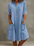 Manon | Robe en Jean Cintrée