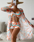 Pauline | Bikini 3 Pièces Imprimé