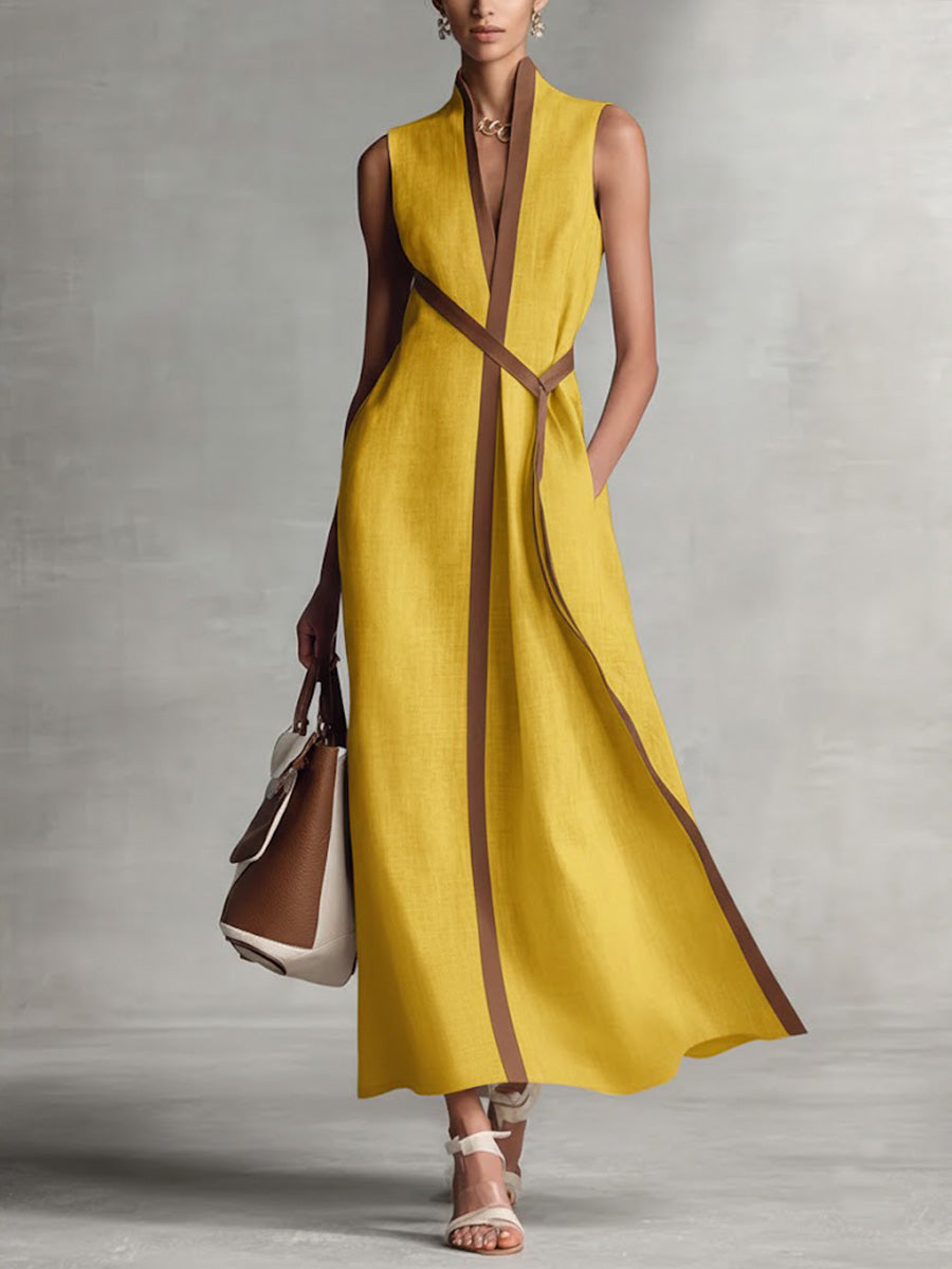 Lou | Robe d'Été Brise Légère — Jaune