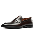 Reims | Mocassins Penny Cuir Patiné