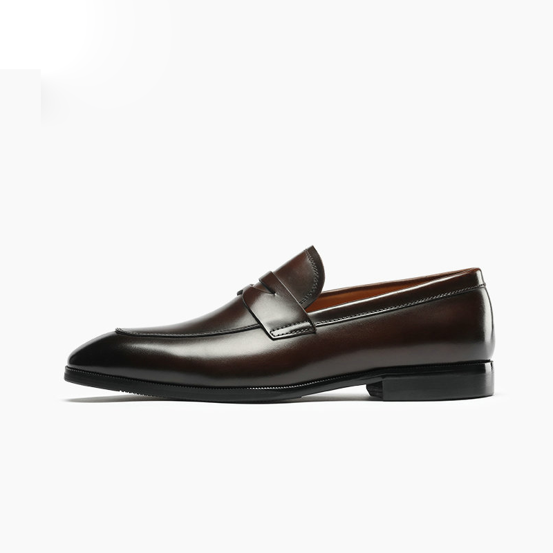 Reims | Mocassins Penny Cuir Patiné