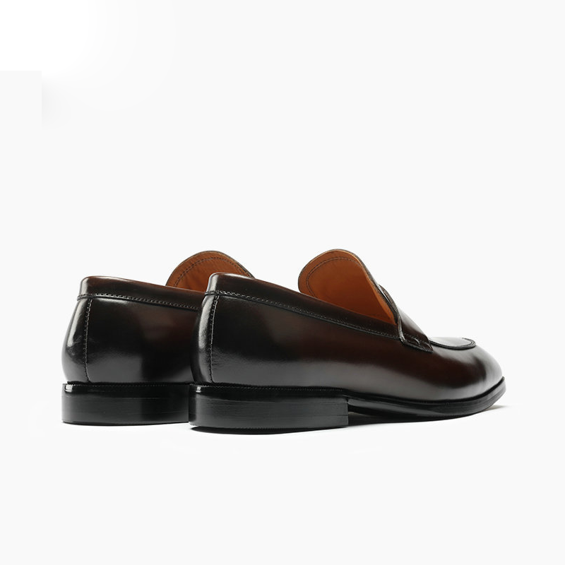 Reims | Mocassins Penny Cuir Patiné