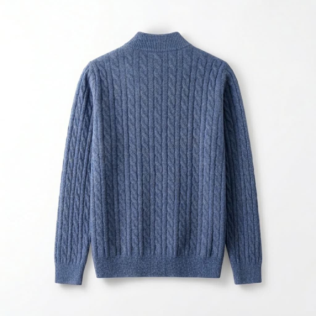 Adrien | Pull Quarter-Zip Côtelé