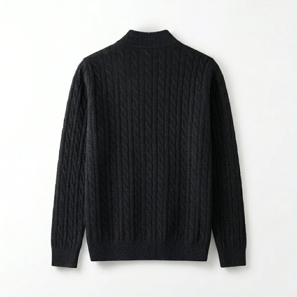 Adrien | Pull Quarter-Zip Côtelé