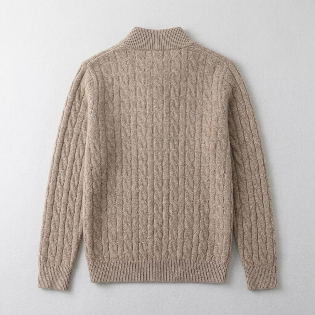 Adrien | Pull Quarter-Zip Côtelé