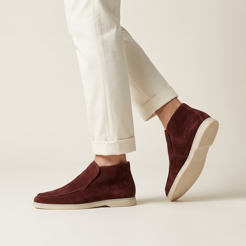 Saint-Raphaël | Mocassins Hi-Top en Daim