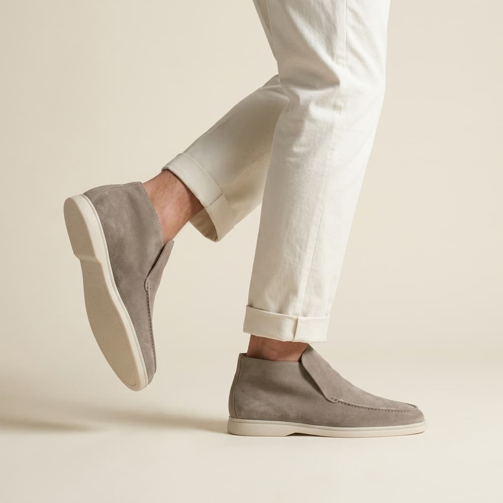 Saint-Raphaël | Mocassins Hi-Top en Daim