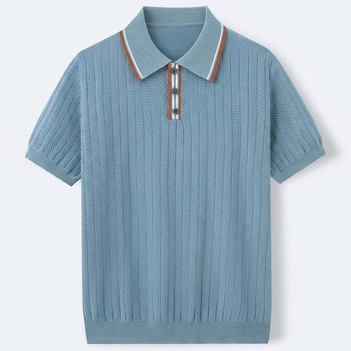 Geoffroy | Pull Maille Bleu Azur
