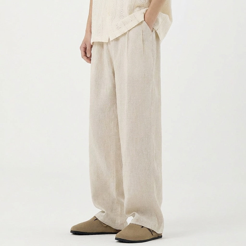 Lucien | Pantalon Lin Relaxed