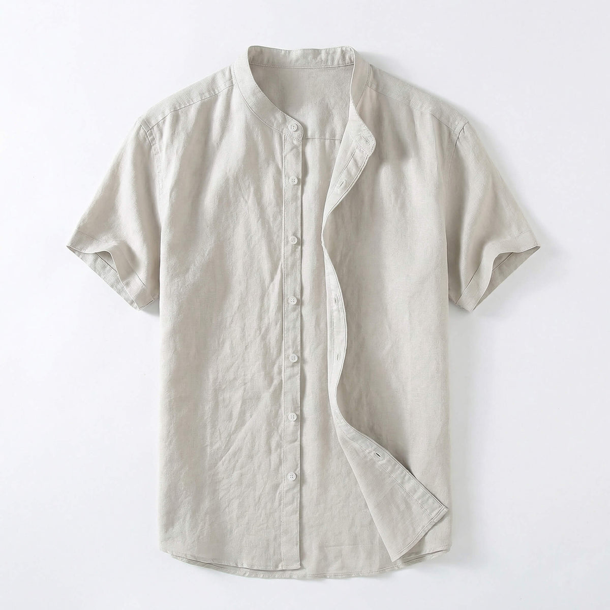 Pierre | Chemise Lin Manches Courtes