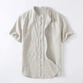 Pierre | Chemise Lin Manches Courtes