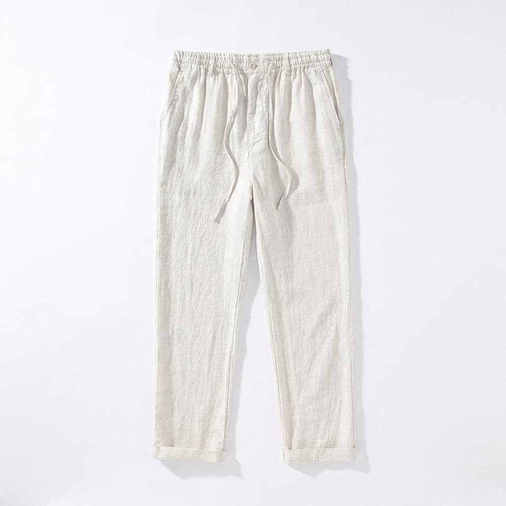 Mathieu | Pantalon Lin Italien