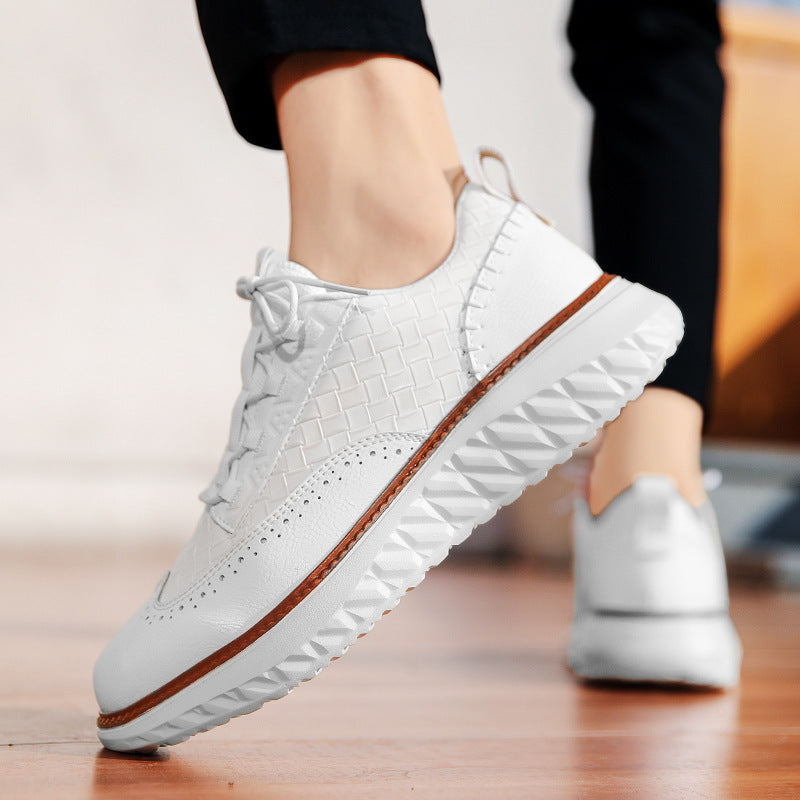 Bayonne | Baskets en Cuir Tressé