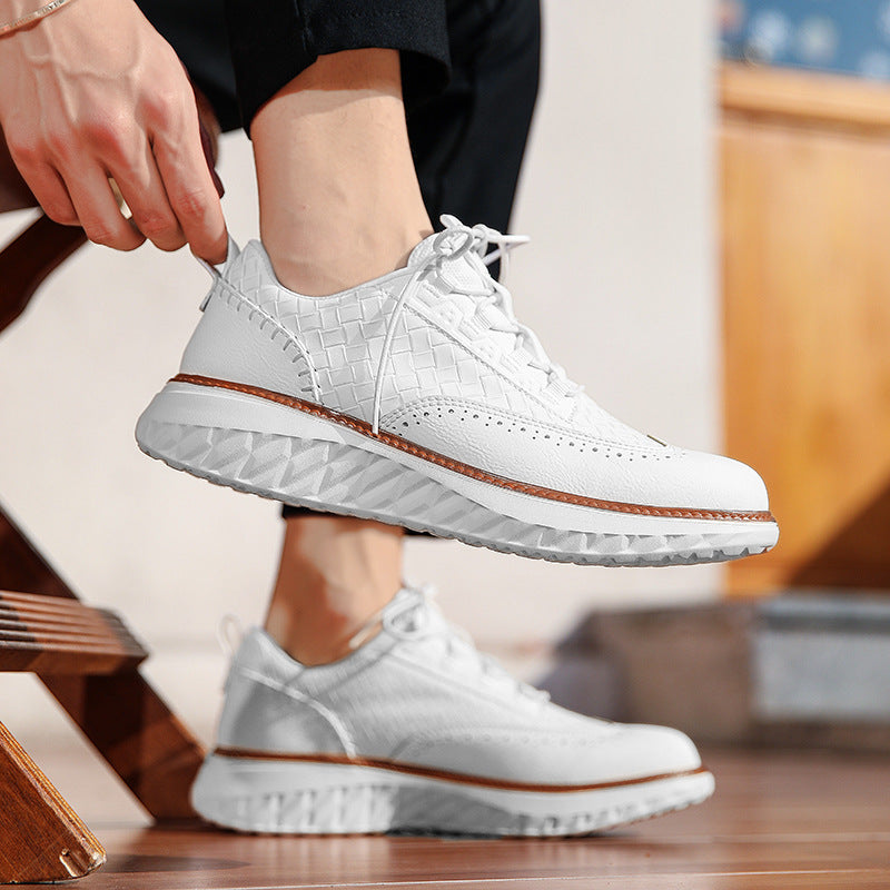 Bayonne | Baskets en Cuir Tressé