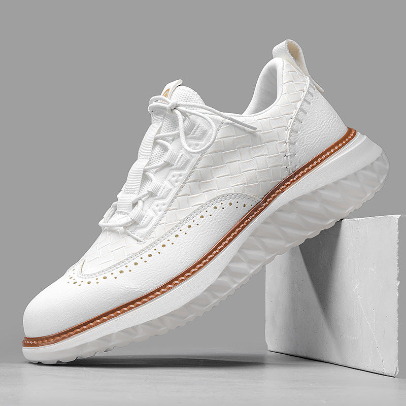 Bayonne | Baskets en Cuir Tressé