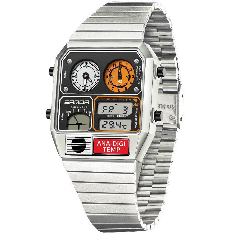 Saint-Émilion | Montre Chrono Acier