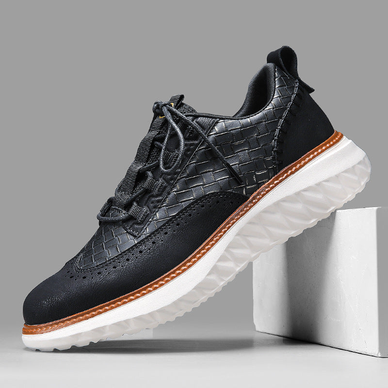 Bayonne | Baskets en Cuir Tressé