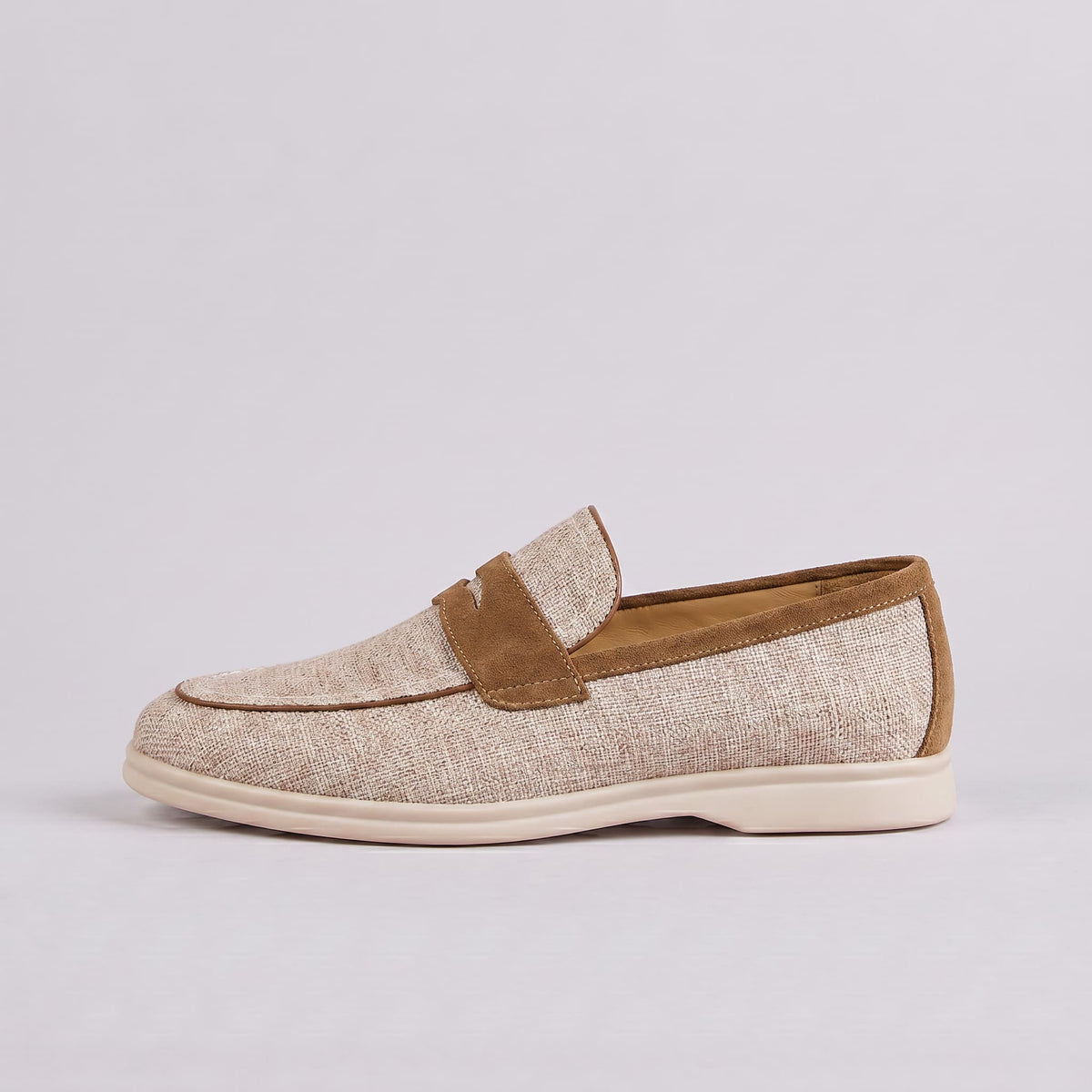 Saint-Malo | Mocassins Penny en Lin