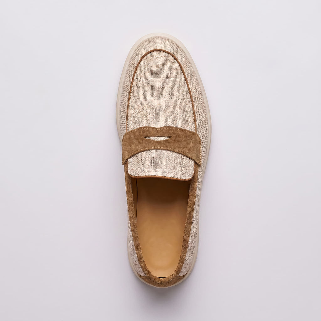 Saint-Malo | Mocassins Penny en Lin