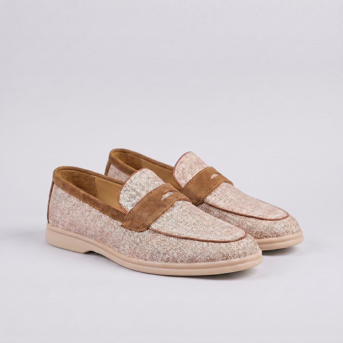 Saint-Malo | Mocassins Penny en Lin