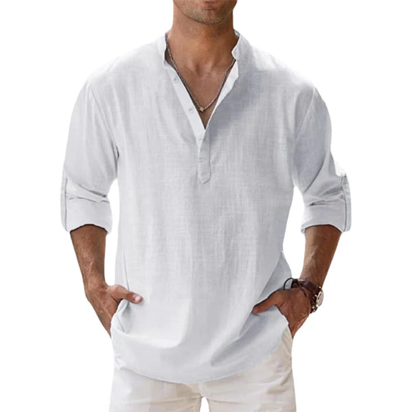 Porquerolles | Chemise Henley Lin