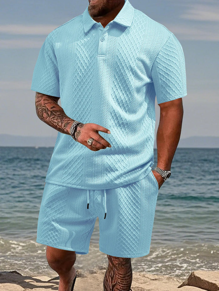 Ajaccio | Ensemble Polo & Short Jacquard