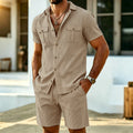 Cavalaire | Ensemble Chemise & Short Lin