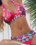 Émeline | Bikini Fleurs & Géométrique