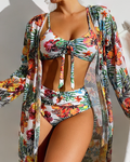 Estelle | Bikini Avec Jupe Fleurs
