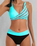 Mona | Bikini Imprimé Tons Chauds