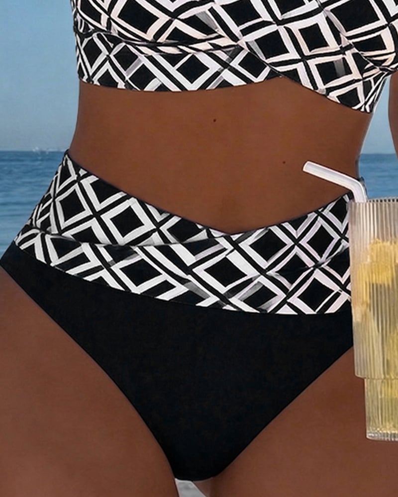Béatrice | Bikini Motif Losange