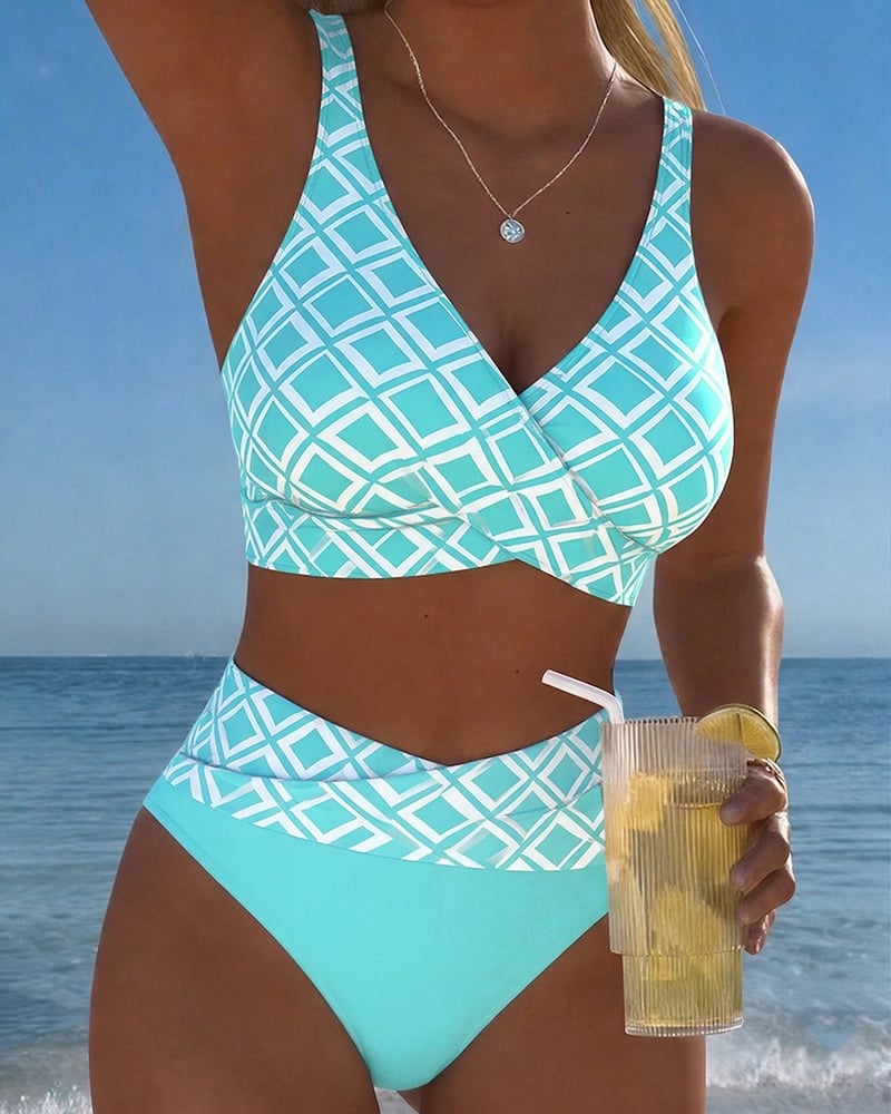 Béatrice | Bikini Motif Losange