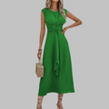 Anaïs | Robe Longue Sans Manches Col Rond