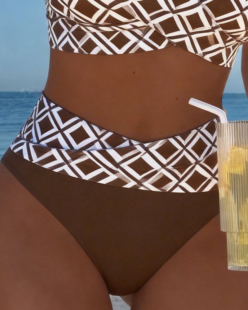 Béatrice | Bikini Motif Losange