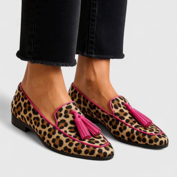 Capucine | Mocassins Élégants Confort — Leopardo