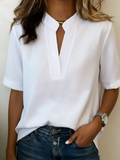 Lucienne | Chemisier Manches Courtes Relaxed