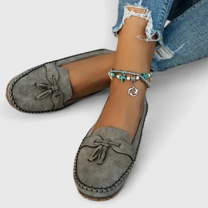 Emma | Mocassins Confort — Gris