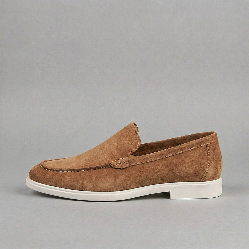 Hossegor | Mocassins en Daim — Vintage Walnut