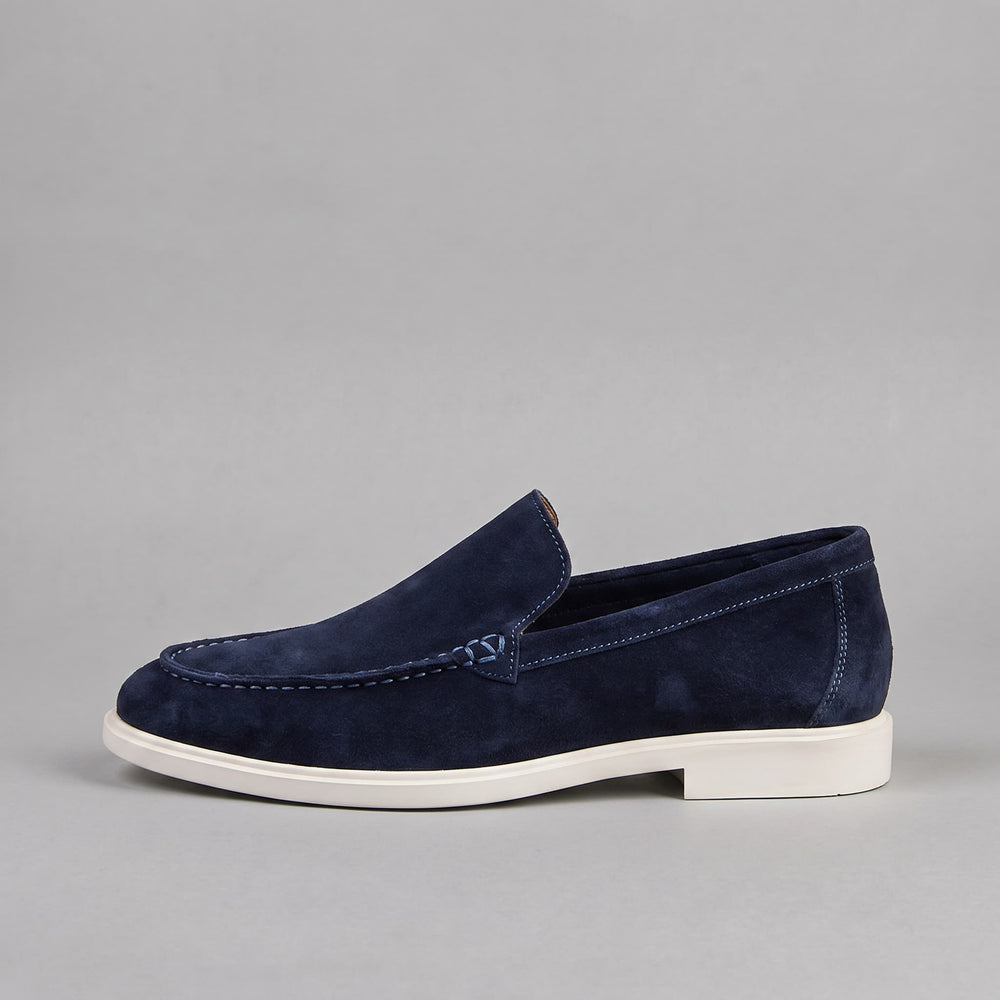 Hossegor | Mocassins en Daim — Bleu marine