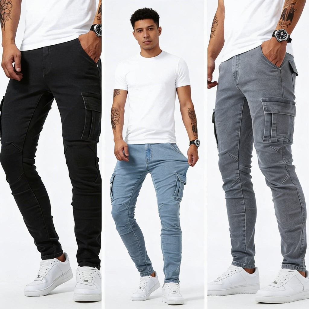 Brest | Cargo Jeans Coupe Slim