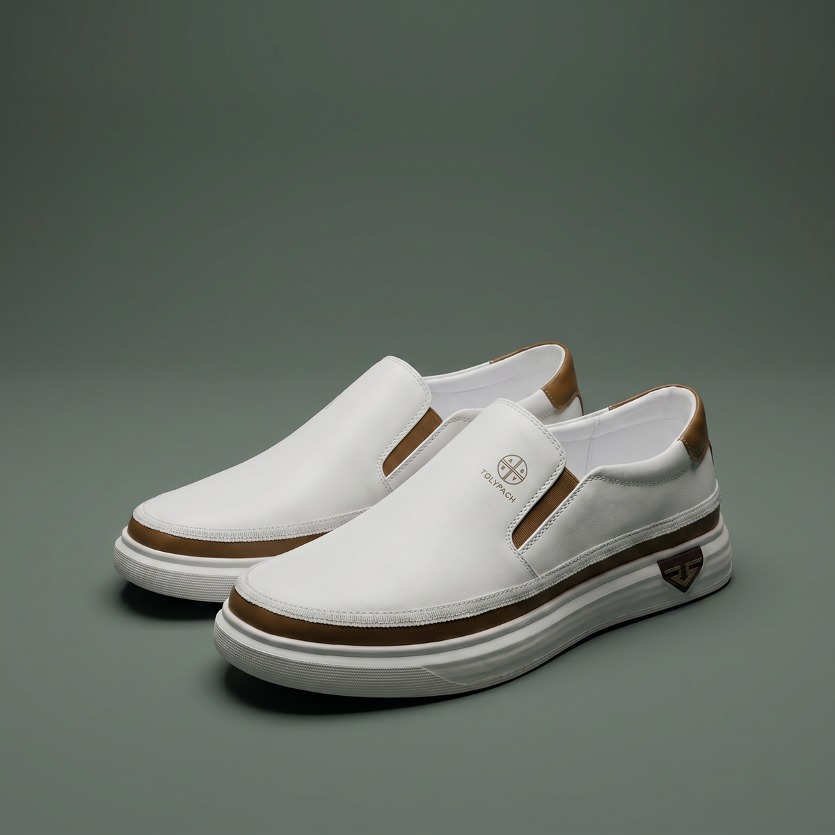 Monceau | Baskets en Cuir Sans Lacets