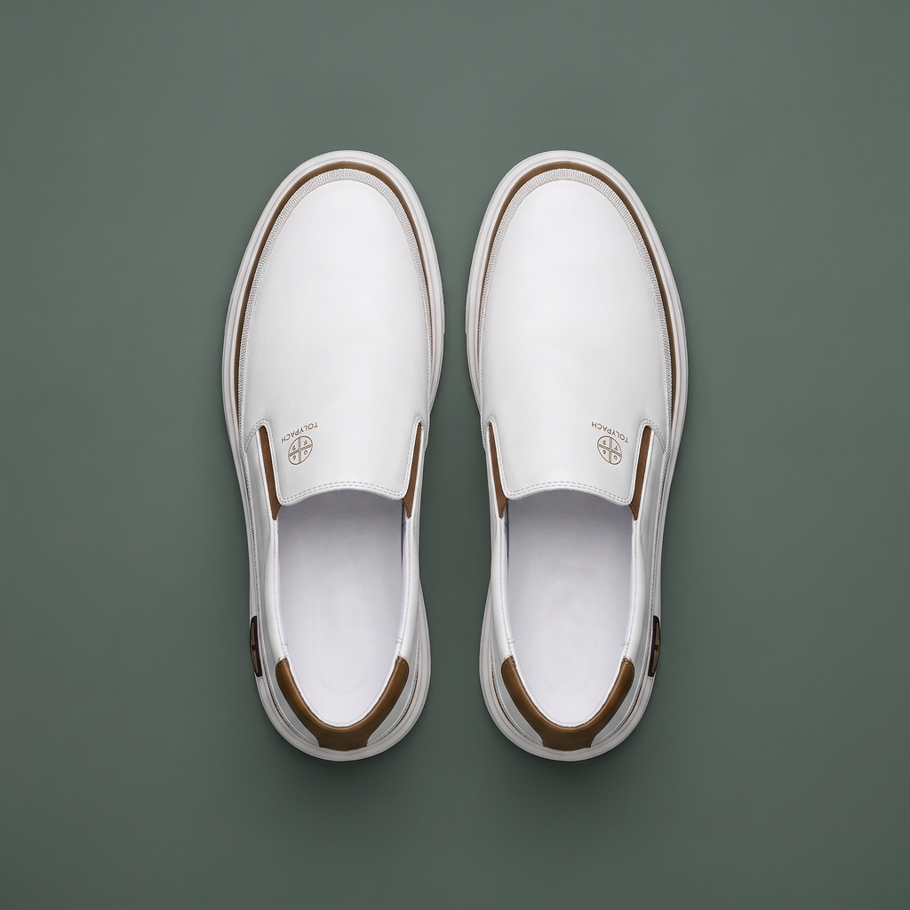 Monceau | Baskets en Cuir Sans Lacets